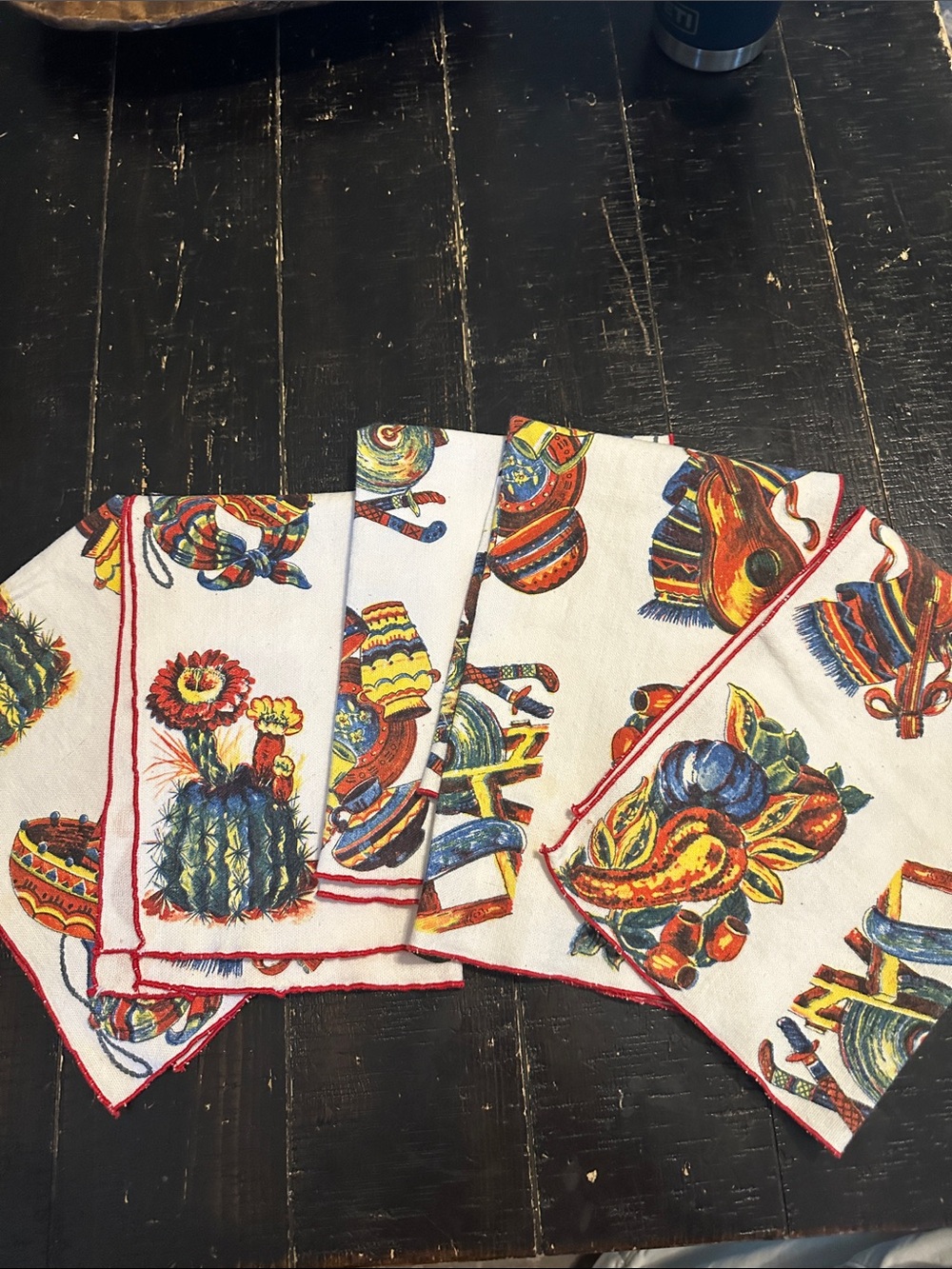 Colorful Southwestern Motif Napkins
